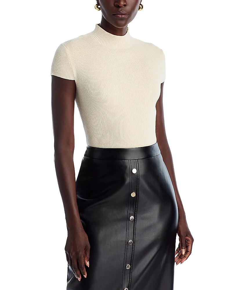Elie Tahari The Ramona Rib Top
