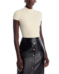 Elie Tahari The Ramona Rib Top