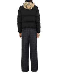 Ambleside Check Trim Puffer Jacket