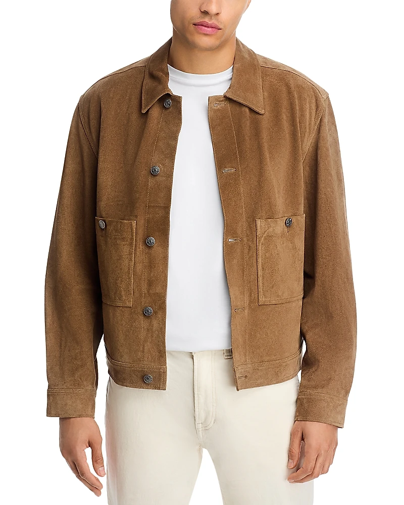 Madewell Suede Trucker Jacket
