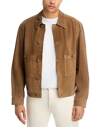 Madewell Suede Trucker Jacket