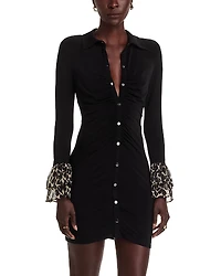 Ramy Brook Arden Ruffled Cuff Dress