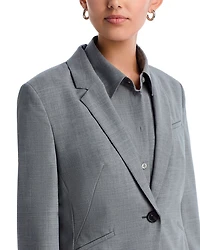 Jia One Button Blazer