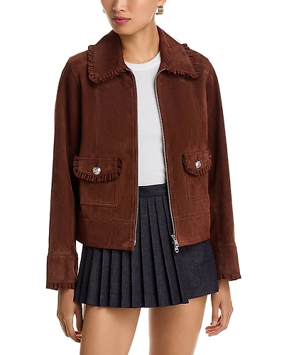 Cinq a Sept Suede Sybil Jacket