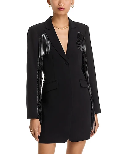 Cinq a Sept Joelette Fringe Trim Dress