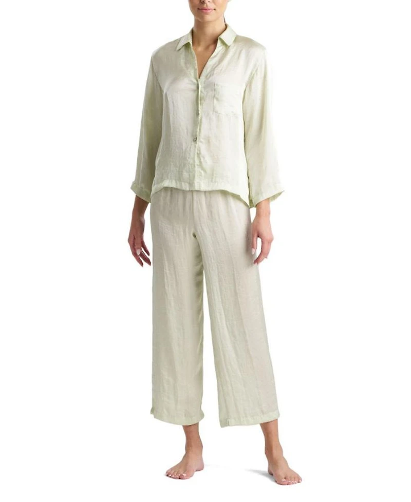 Ashley Icon Notch Top and Pant Pj Set