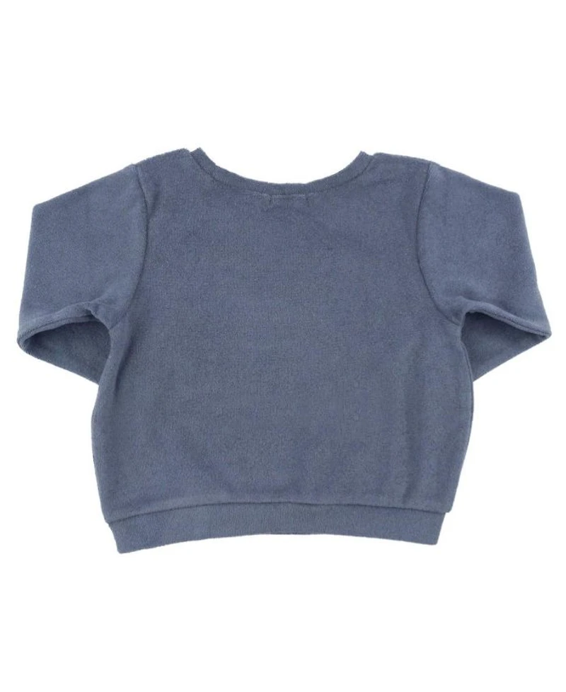 Boys' Terry Baseball Applique Brooklyn Boxy Sweatshirt - Baby, Little Kid