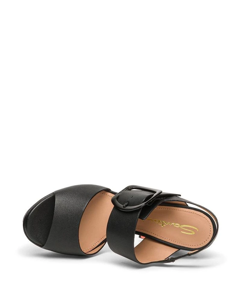 Women's leather High Heel Sandal