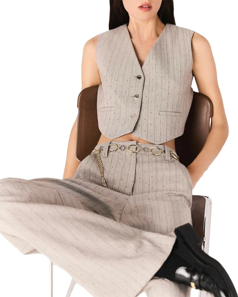 Rhinestone Suit Trousers