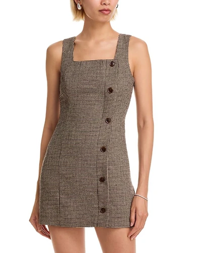 Houndstooth Mini Dress