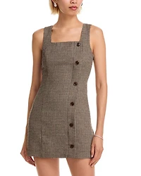 Houndstooth Mini Dress