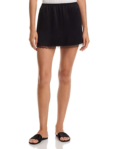 Leset Barb Lace Mini Skirt