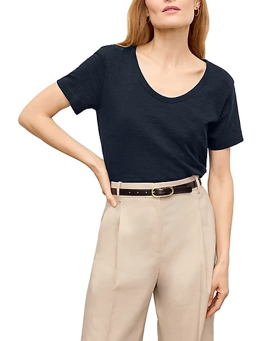 M. m.LaFleur Kenya Women's Organic Cotton Slub T-Shirt