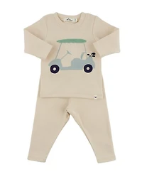 Boys' Golfcart Sea Applique 2-Piece Tee and Pant Set - Baby