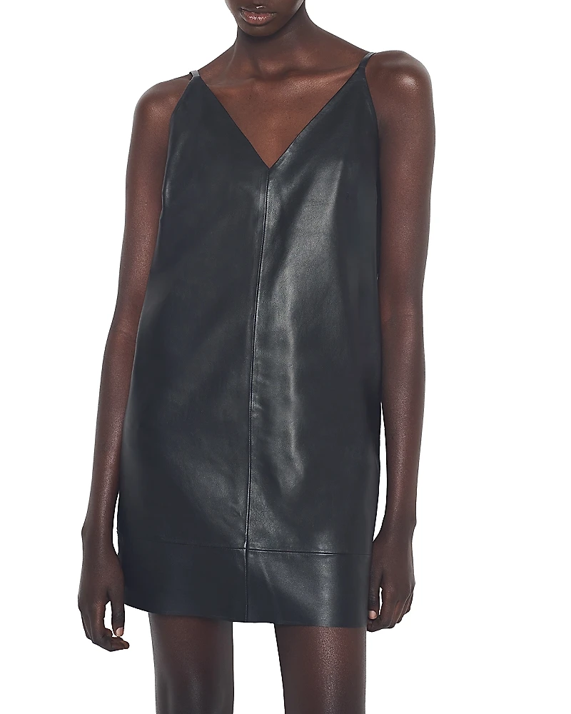 As by Df Ryder Upcycled Leather Dress