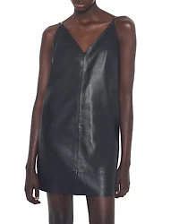 As by Df Ryder Upcycled Leather Dress