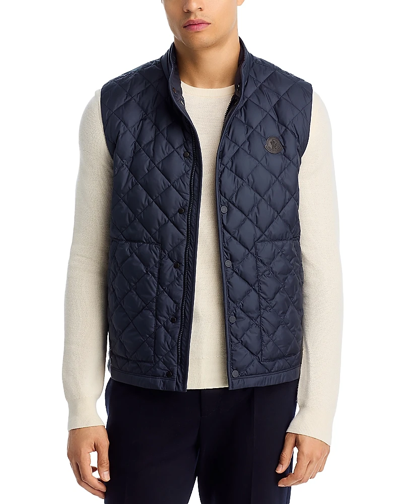 Moncler Lycope Diamond-Quilted Vest