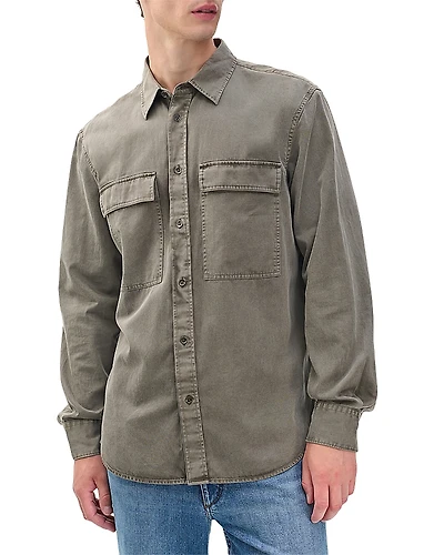 rag & bone Finch Overdyed Relaxed Fit Button Down Shirt