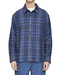 A. p.c. Bobby Button Front Overshirt