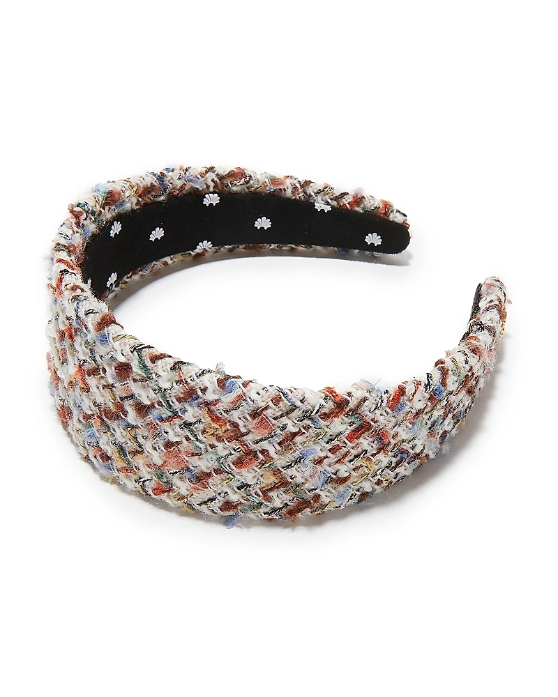 Lele Sadoughi Brigette Tweed Headband
