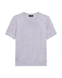 Lightweight Wool Short Sleeve Top