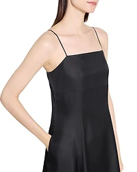 Silk Parachute Skirt Dress