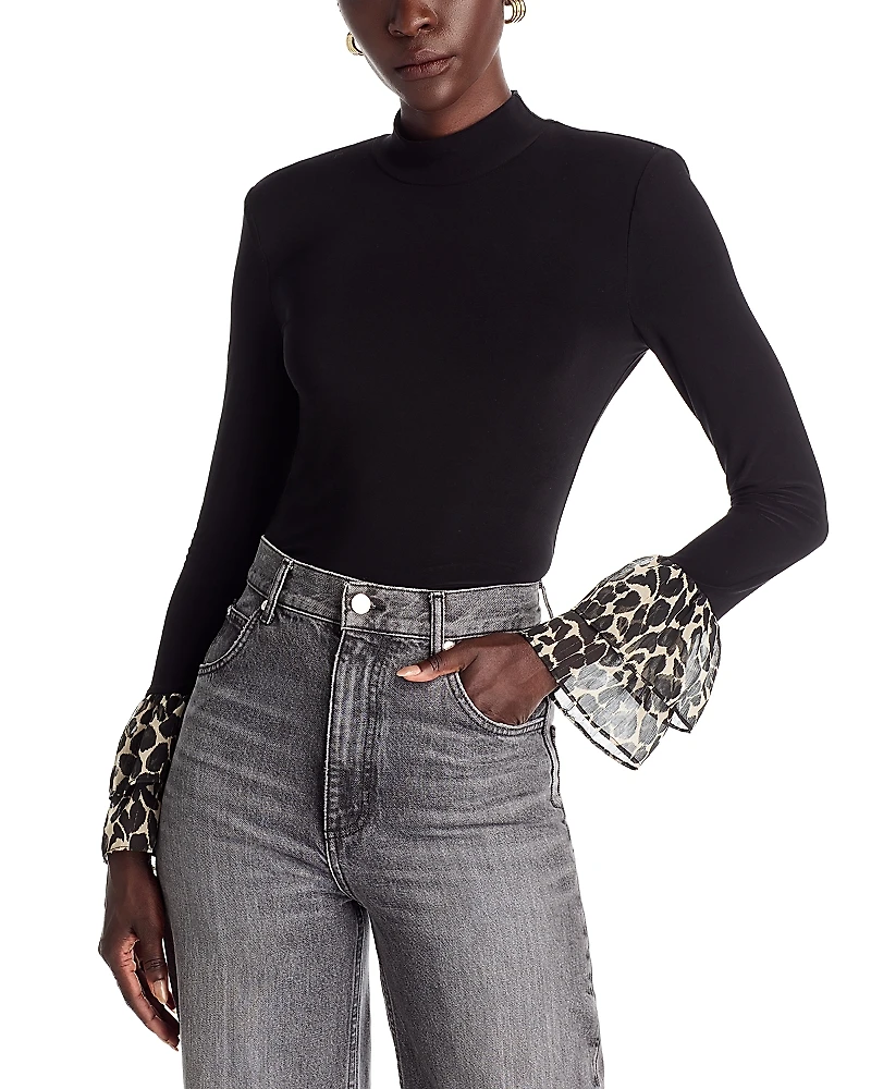 Ramy Brook Vickiana Foliage Printed Top