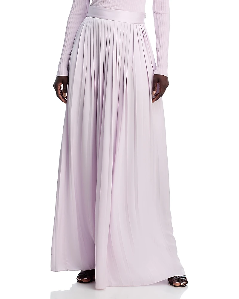Toccin Dillon Pleated Maxi Skirt