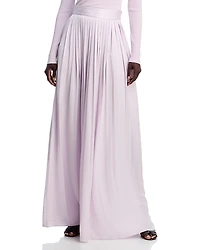Toccin Dillon Pleated Maxi Skirt