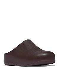 FitFlop Women's Shuv Tumbled Leather Clogs