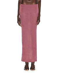 Skims Sheer Knit Maxi Skirt