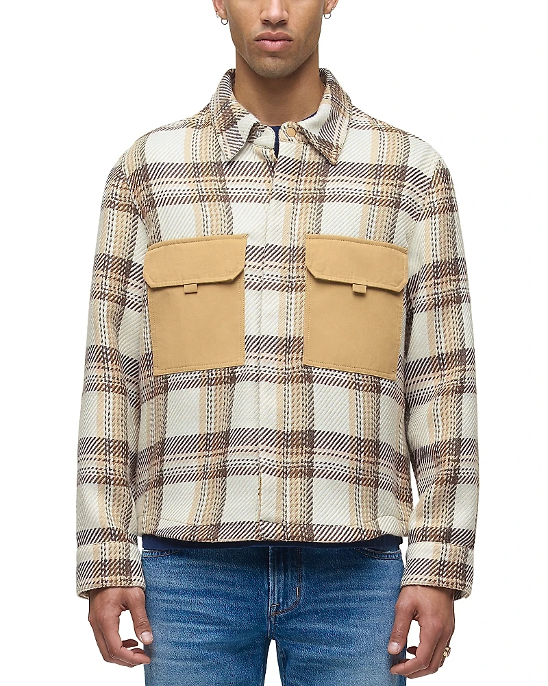 Hudson Plaid Flap Pocket Button Shirt