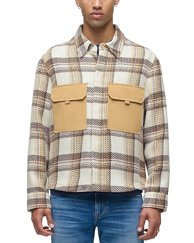 Hudson Plaid Flap Pocket Button Shirt