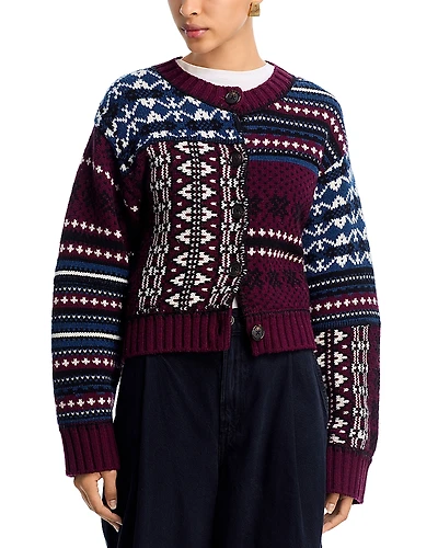 Sea Linea Fair Isle Cardigan Sweater
