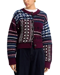 Sea Linea Fair Isle Cardigan Sweater