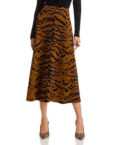 Essentiel Antwerp Italicca Zebra Print Skirt