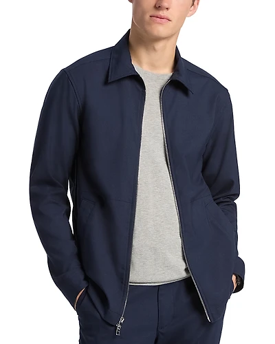 Michael Kors Tech Stretch Zip Shirt