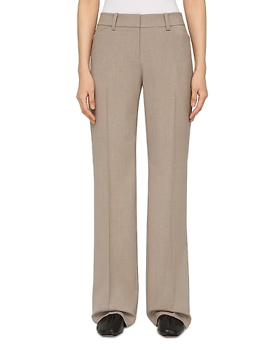 Lafayette 148 New York Reade Mid Rise Straight Leg Pants