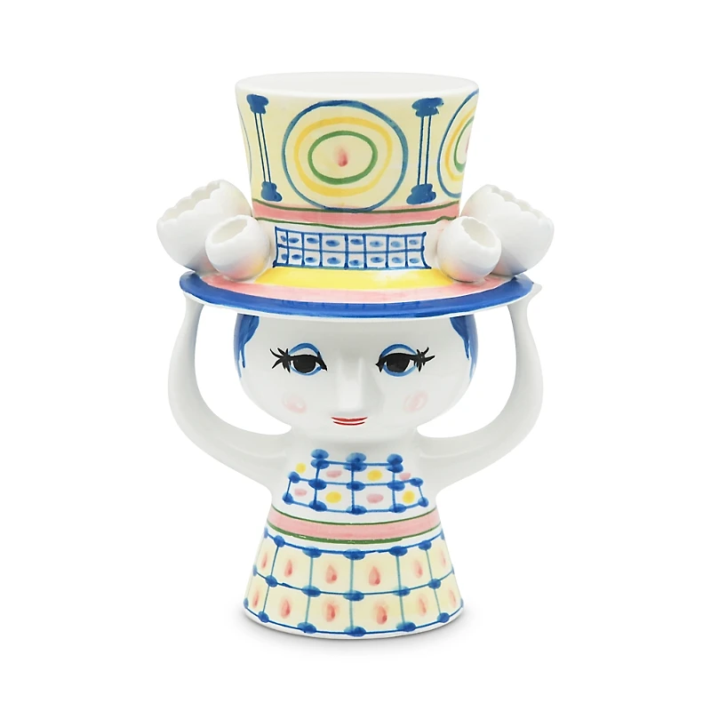 Rosendahl Lady With Hat Vase, Blue