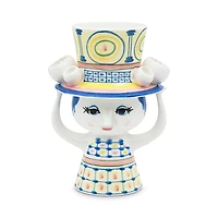 Rosendahl Lady With Hat Vase, Blue