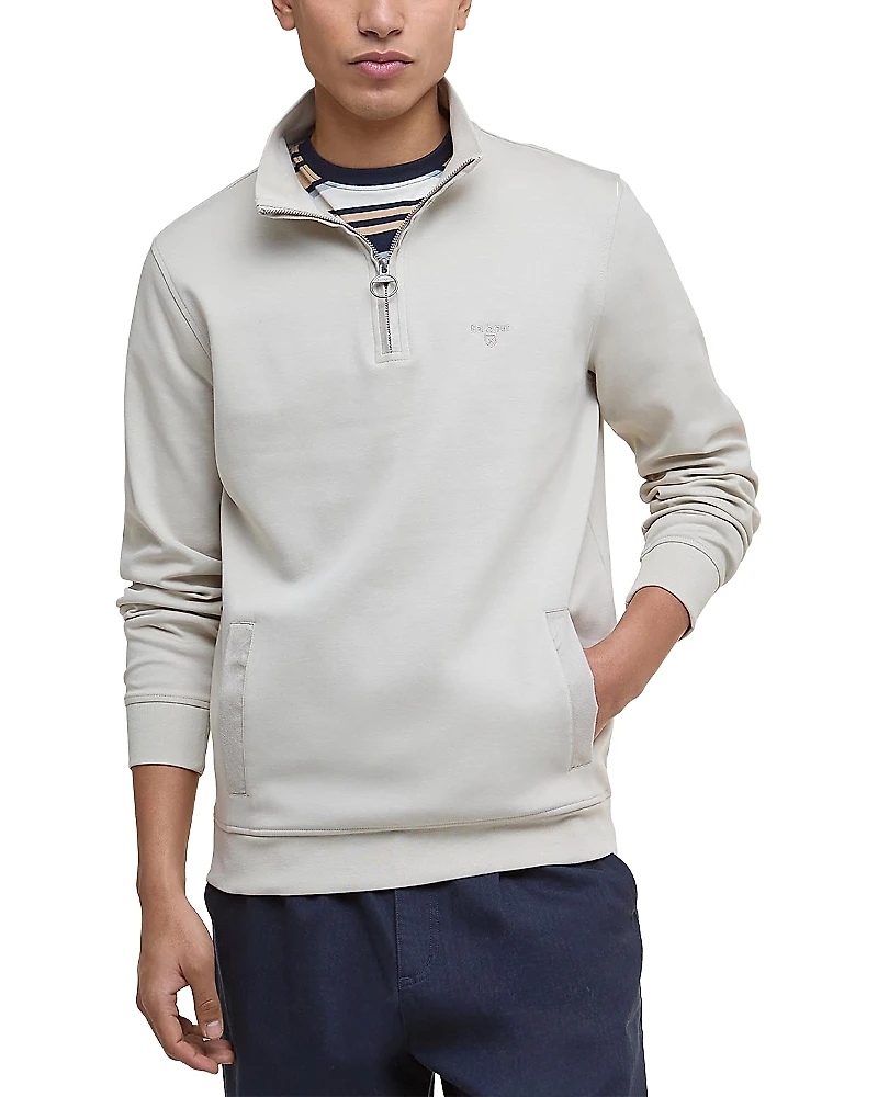 Barbour Lambeth Interlock Quarter-Zip Sweatshirt