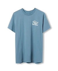 Junk Food Clothing Unisex Pabst Blue Ribbon Good Old Time Flavor Flea Market Tee