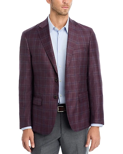 The Men's Store at Bloomingdale's Plaid Regular Fit Sport Coat