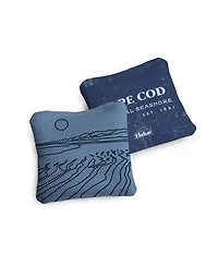 4x4 Cape Cod National Seashore Durasuede + Turbo Polyglide Pilot Versacraft Cornhole Bags