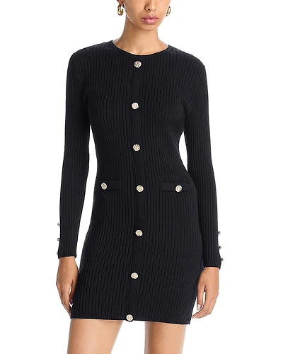 Aqua Knit Mini Dress - Exclusive