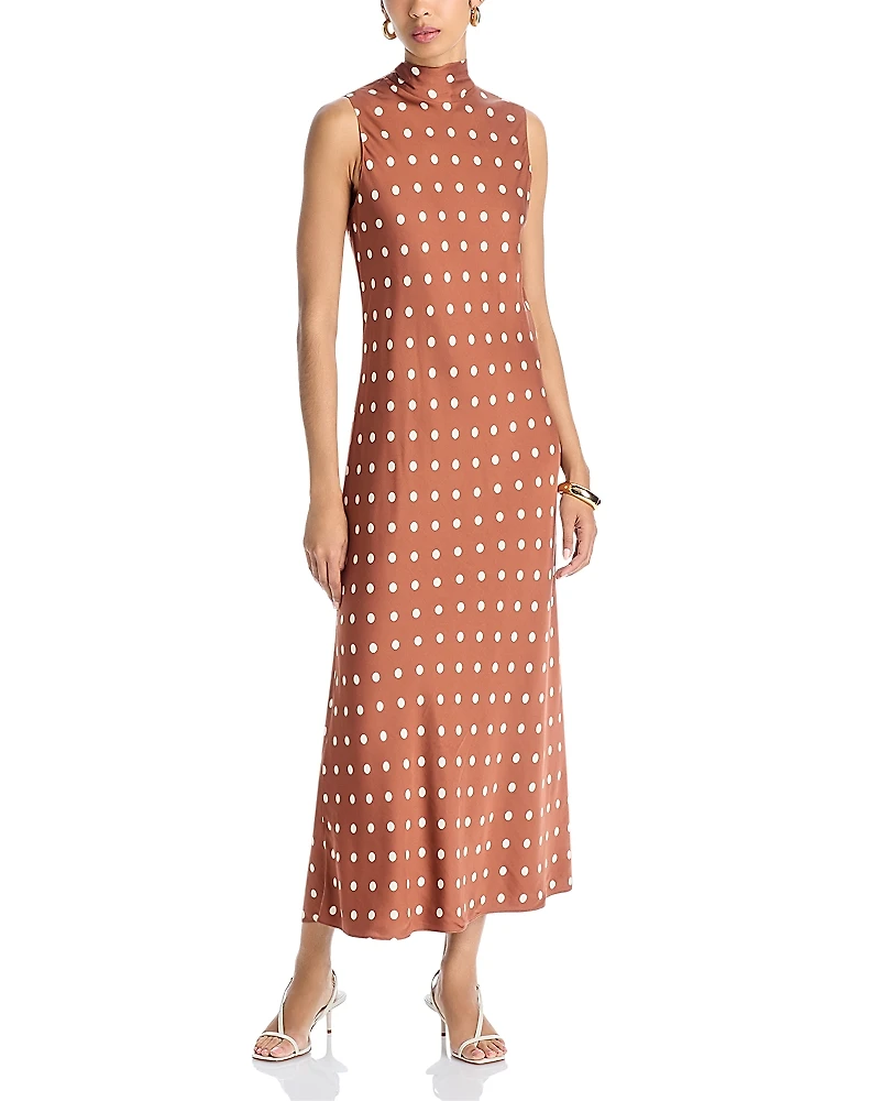 French Connection Ennis Satin Midi Dress