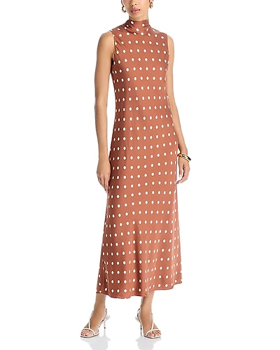 French Connection Ennis Satin Midi Dress