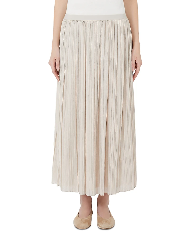 Weekend Max Mara Cral Pleated Jersey Skirt