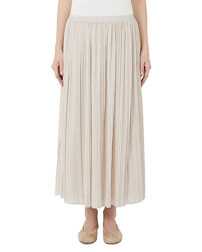 Weekend Max Mara Cral Pleated Jersey Skirt