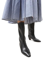 Women's Pointed Mid Shaft Boots